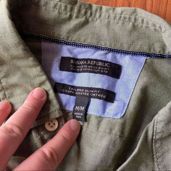 Men’s banana republic dress shirt medium - Picture 2 of 3